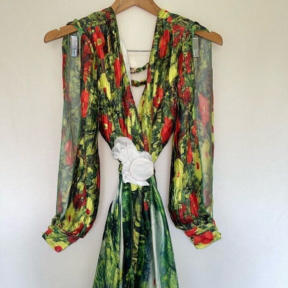 Tropical Waterfalls Maxi Dress - Picture 14 of 16